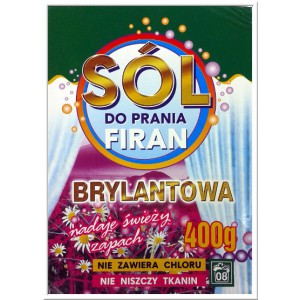 BRYLANTOWA Sól do Prania Firan Zasłon - 400g HIT!