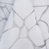 Obrus 110x160cm biały srebrny GRACE