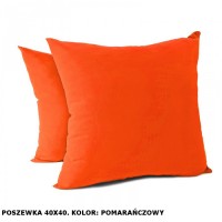Poszewka na poduszkę Jasiek 40x40cm - pomarańczowa
