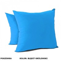 Poszewka na poduszkę Jasiek 50x50cm - błękit królewski