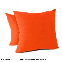 Poszewka na poduszkę Jasiek 50x50cm - pomarańczowa